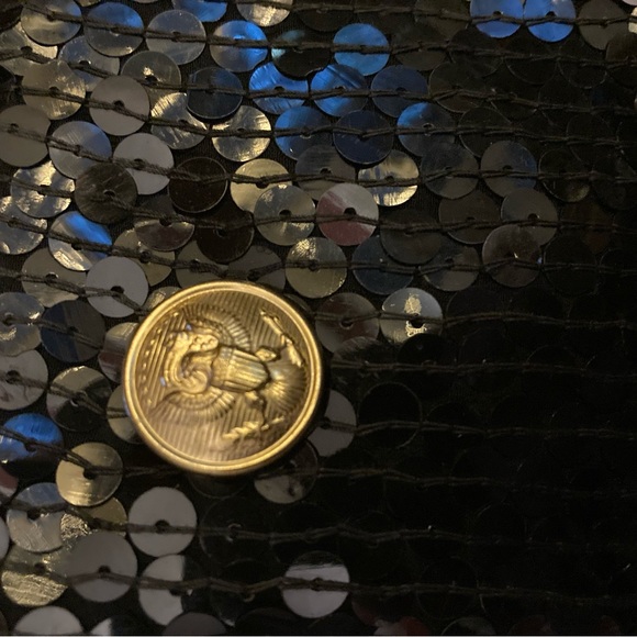 Vintage 80-90s Janette black sequins jacket made for St. Martin Sport - Picture 7 of 11